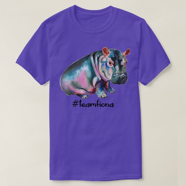 Teamet Fiona Hippo Cute Preemie Baby Hippo T Shirt (Design framsida)
