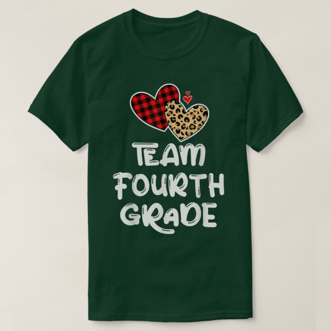 Teamet Fjärde Back to school Läraren i Klass T Shirt (Design framsida)