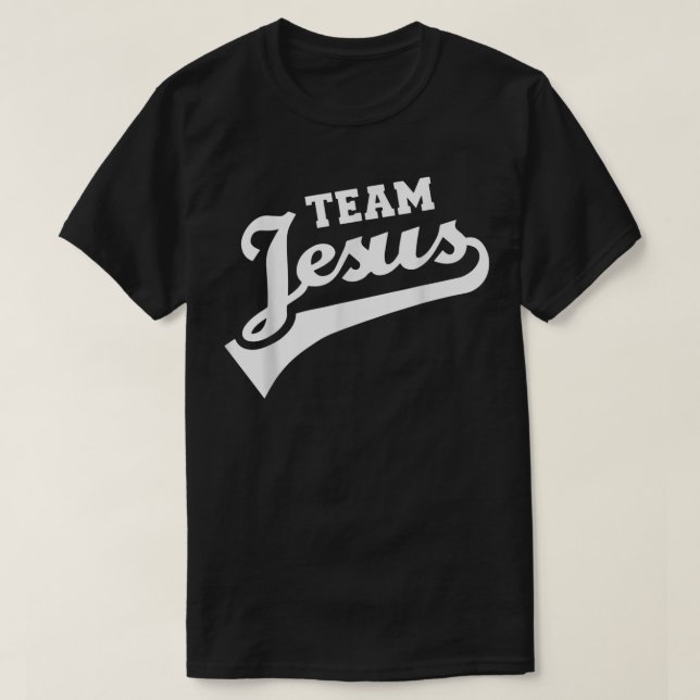 Teamet Jesus Livstid Ledamot Lekskjorta Christian T Shirt (Design framsida)