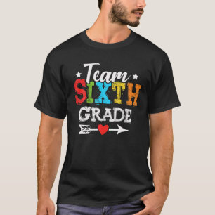 Teamet Klass 6 Lärare i 6e Back to school T Shirt