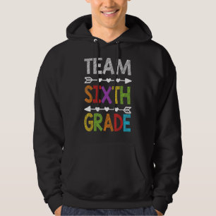 Teamet Klass sjätte läraren Student Back to school Hoodie