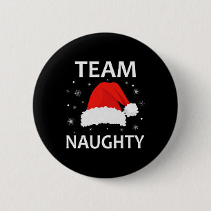 Teamet Naughty Couple Matching-team för julkläder Knapp