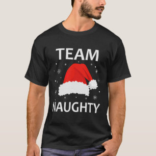 Teamet Naughty Couple Matching-team för julkläder T Shirt