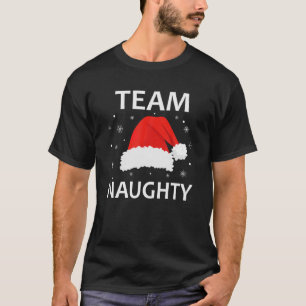 Teamet Naughty Couple Matching-team för julkläder T Shirt