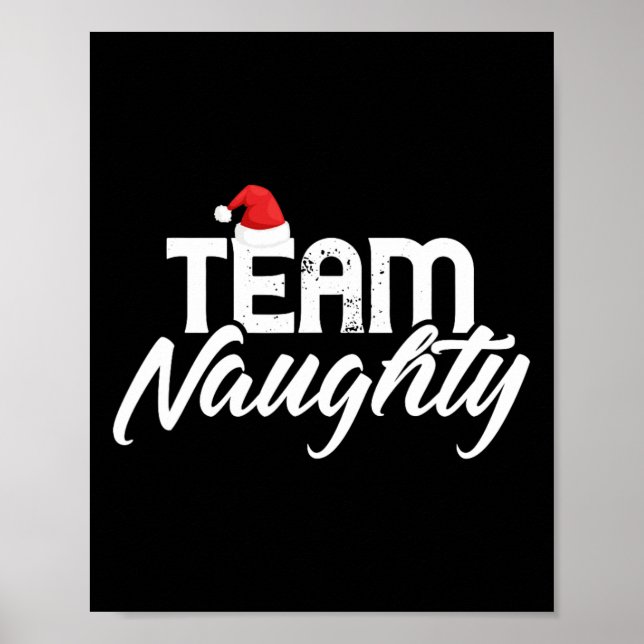 Teamet Naughty Funny Ett par matchningsutrustnings Poster (Framsidan)