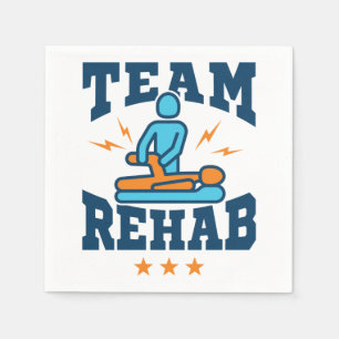 Teamet Rehab PhysiTherapy Therapist Squad Personal Pappersservett
