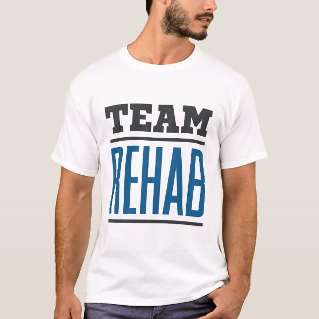 Teamet Rehabiliteringstekniker T Shirt (Framsida)