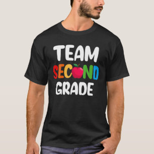 Teamet Second Klass Lacher Back to school Design T Shirt