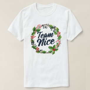 Teamet Snyggt matchande julgåva från Par T Shirt