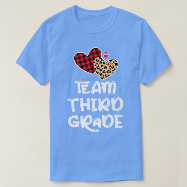 Teamet Tredje Klass-läraren, tredje Back to school T Shirt (Design framsida)