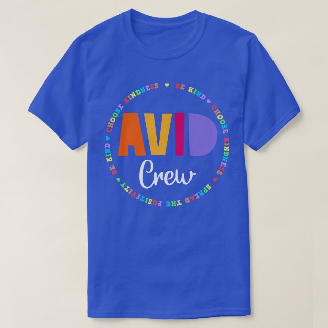 Teamets AVID-programlärarlärarbedömningscertifikat T Shirt (Design framsida)