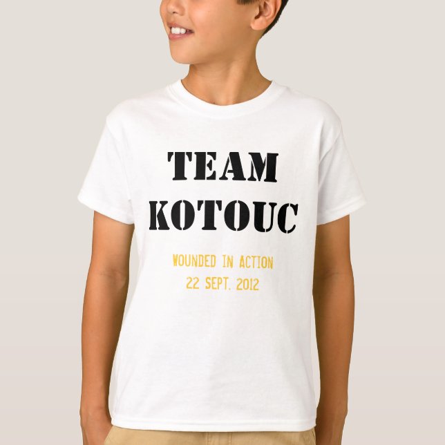 Teamets Kotouc-för barn T-shirt (Framsida)