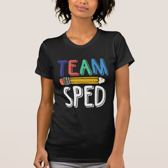 Teamets Speciellare lärarskola för besättningsmedl T Shirt (Framsida)