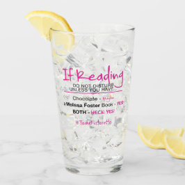 #TeamFosterette om läsning inte stör glaset Glaskopp