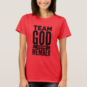 Teamguds livstidsmedlem Kvinnors T-shirt