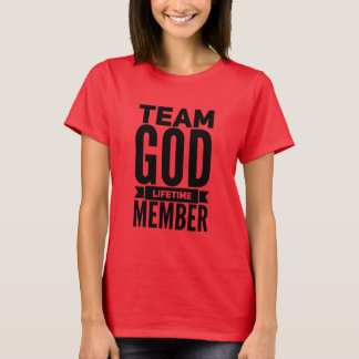 Teamguds livstidsmedlem Kvinnors T-shirt