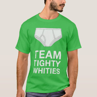 Teamighty Whities för män Roliga vita kalsonger Re T Shirt