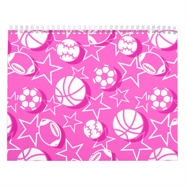 Teamiska sportflickor kalender (Omslag)