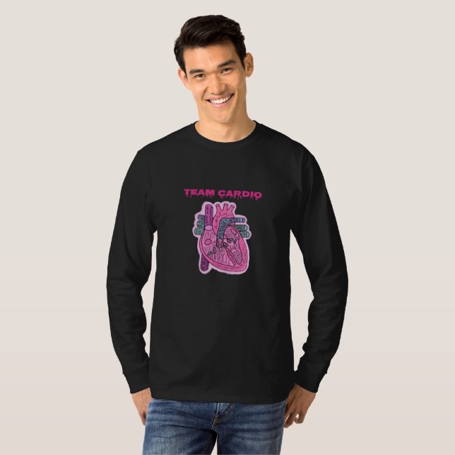 Teamkardiologi Anatomiskt hjärta, Doktor T Shirt (Hel framsida)