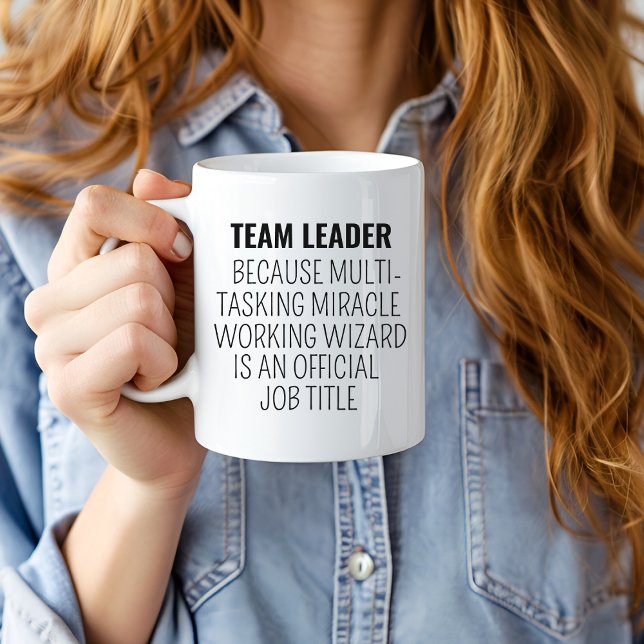 Teamledarpresent, Rolig Teamledarmugg, Nytt Team  Två-Tonad Mugg (Skapare uppladdad)