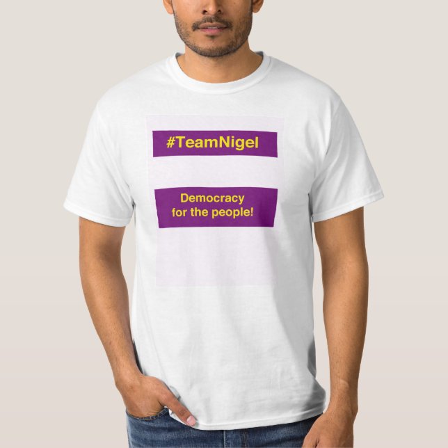 TeamNigel utslagsplatsskjorta T-shirt (Framsida)