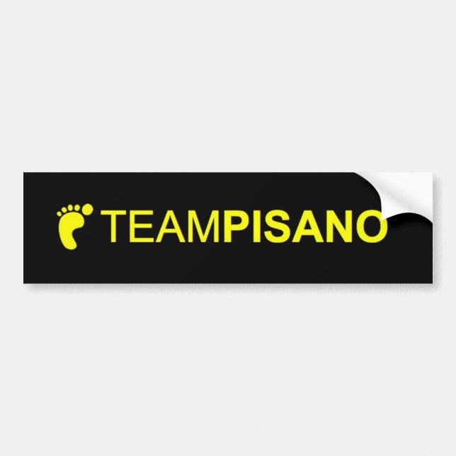 TeamPisano bildekal (Framsidan)