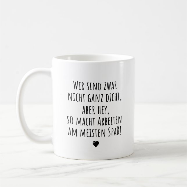 Teamspaß im Büro Kaffemugg (Vänster)