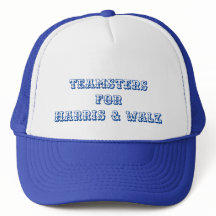"Teamster for Harris & Walz"