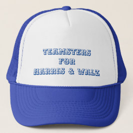 "Teamster for Harris & Walz" Keps