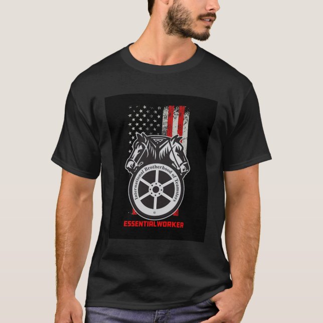 Teamster Gift, Union-arbetare, Worker-design T Shirt (Framsida)
