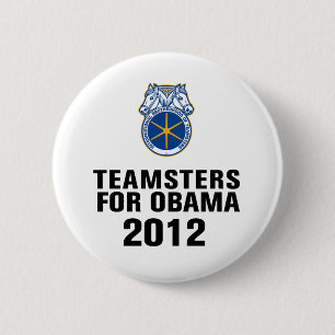 Teamsters för Obama Knapp