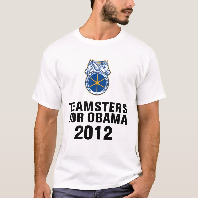 Teamsters för Obama Tröja (Framsida)