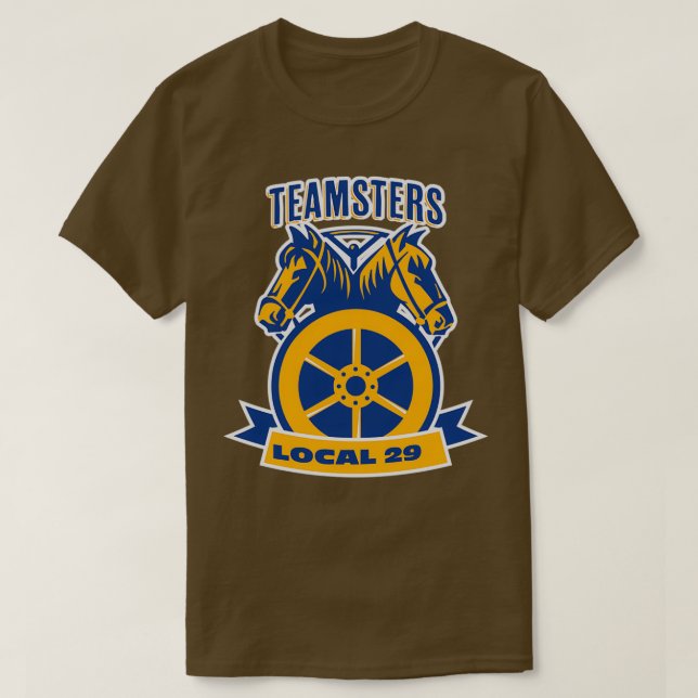 Teamsters Local 29 Gifts Teamster driver fathers d T Shirt (Design framsida)