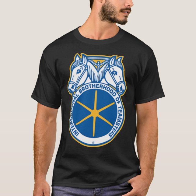 Teamsters Logotyp Merch Tri-blend T-Shirt (Framsida)