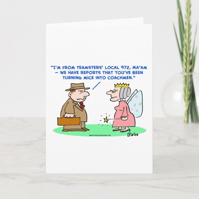 teamstersmuskuskar cinderella kort (Framsida)