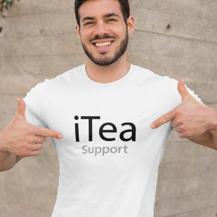 Teamsupport - En pappa-pun för tedrickare - rolig T Shirt