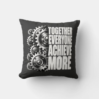 Teamwork Akronym Tillsammans Uppnår Alla Mer Ge Kudde
