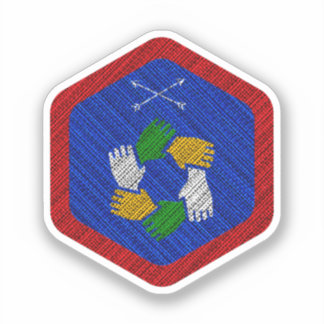 Teamwork Award Badge Vinyl Klistermärken