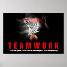Teamwork Basketball inspirationsoffertspelare