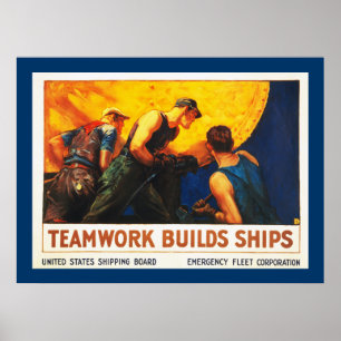 Teamwork bygger frakter poster