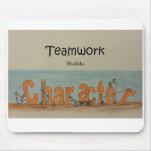 Teamwork bygger teckenet musmatta