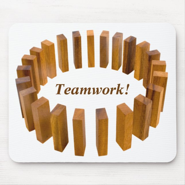 Teamwork cirklar Mousepad Musmatta (Framsidan)