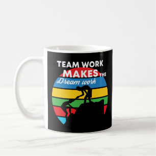 Teamwork gör att Dream-arbetet utförs Kaffemugg