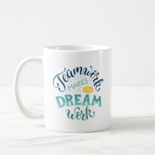 Teamwork gör att Dream-arbetet utförs Kaffemugg