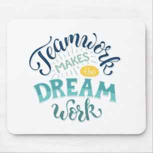 Teamwork gör att Dream-arbetet utförs Musmatta