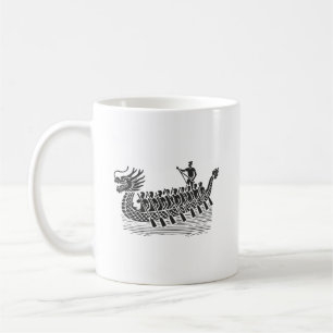Teamwork gör att strömmen fungerar, Dragon Boat Tä Kaffemugg