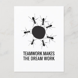 TEAMWORK GÖR DREAM-ARBETET VYKORT