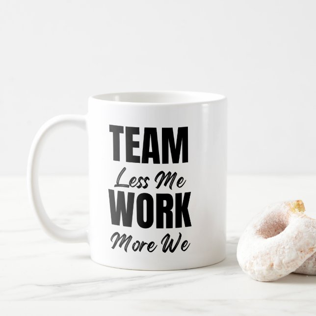 Teamwork Inspirational Personal Office Corporate G Kaffemugg (Med munk)