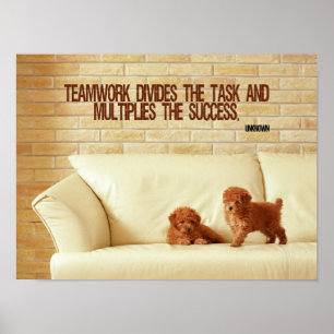 Teamwork inspirational Poster