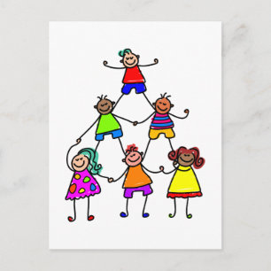 Teamwork Kids Vykort